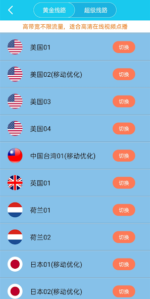 旋风安卓加速器android下载效果预览图